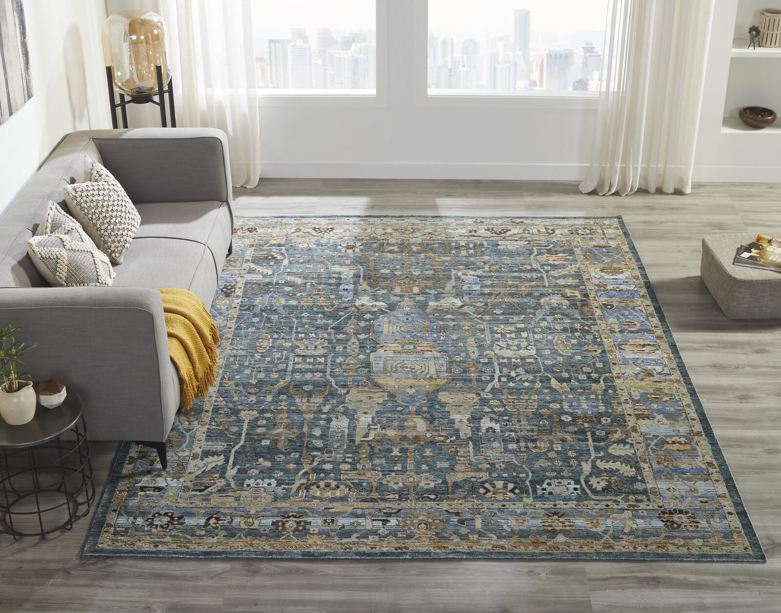 Kosta Antique Blues/Browns