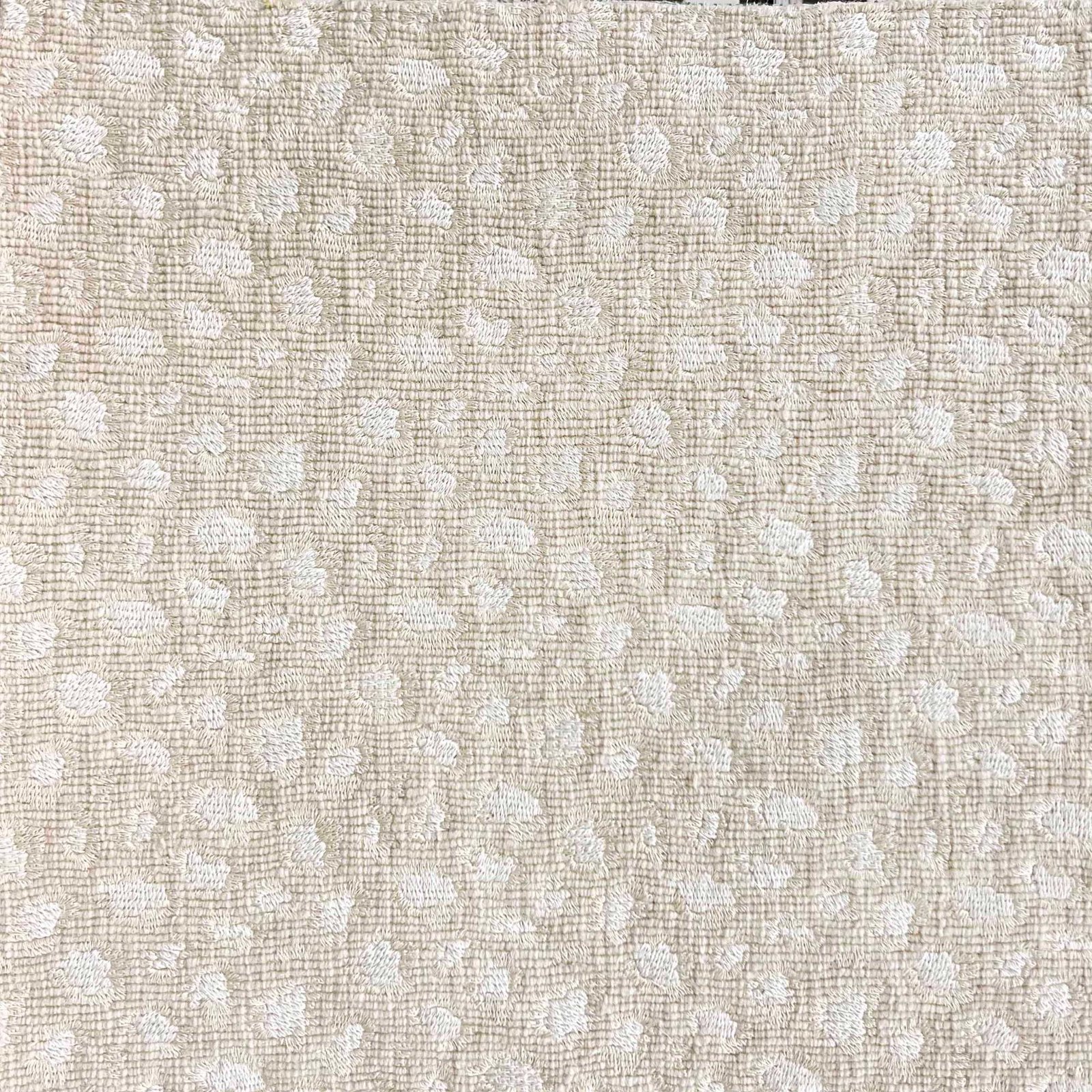 Embroidered Leopard Beige