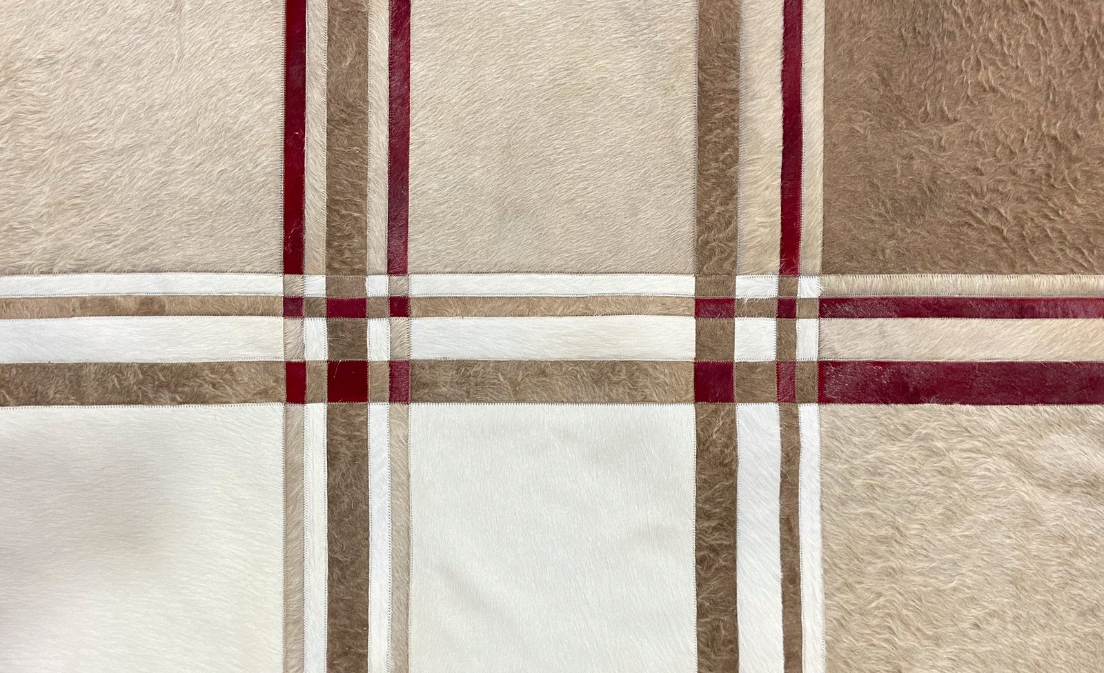 Tartan Alabaster - Charolais Burgandy