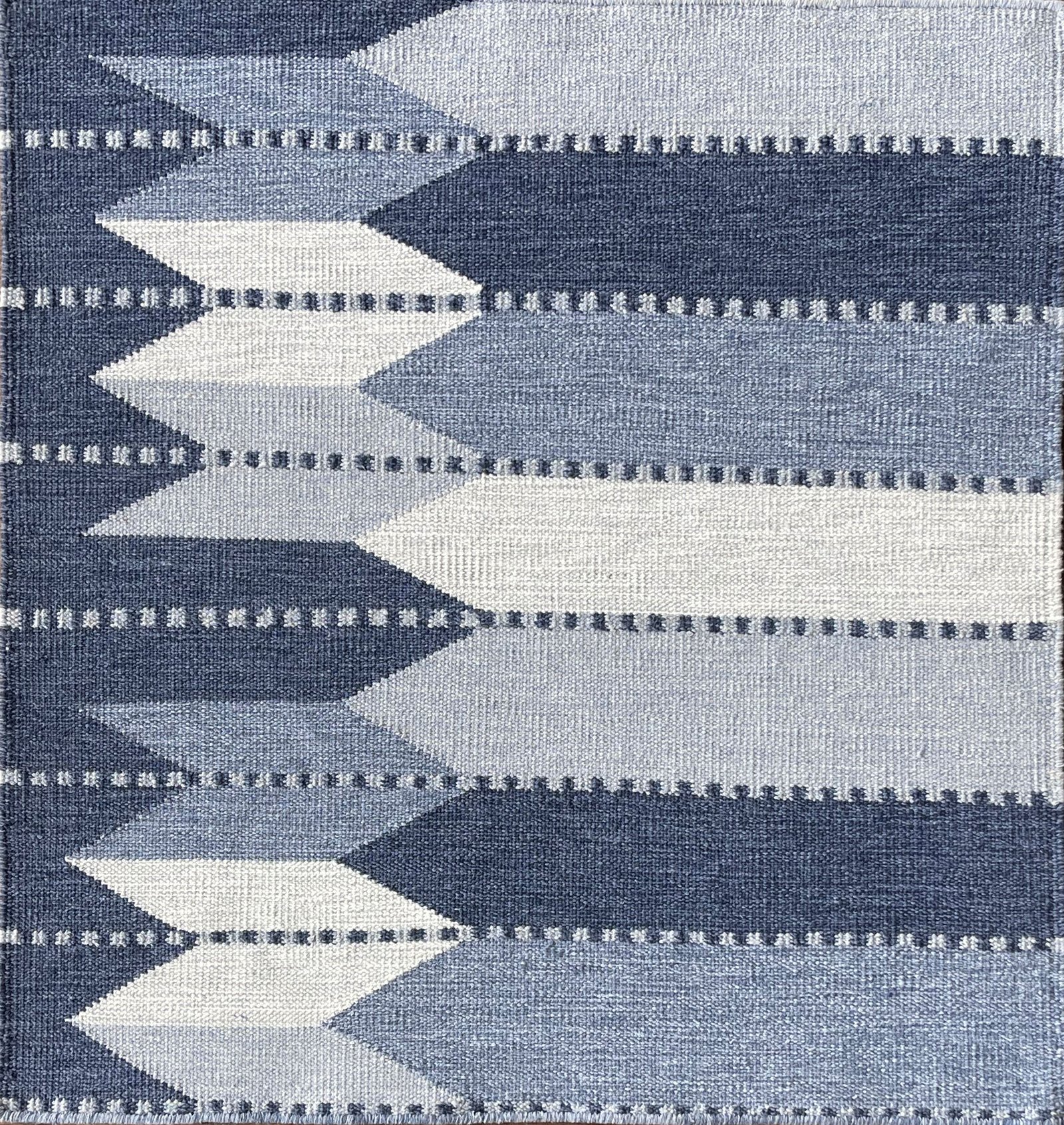 Lozenge Rep Denim Flat